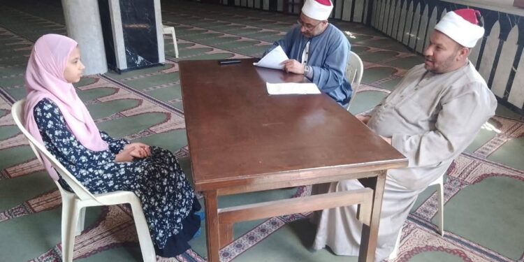 أوقاف كفر الشيخ تتابع فعاليات مسابقة القرآن الكريم بمسجد الاستاد