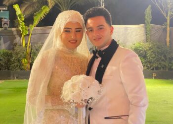 زفاف  احمد ومي بحضور الأهل والأصدقاء