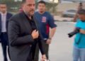 الفنان عماد زيادة يشارك في عزاء والد حمدي الميرغني بمسجد الشرطة بالشيخ زايد