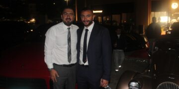 افتتح رجل الأعمال أحمد الحداد زوج الفنانة هاجر أحمد معرض voss بحضور نجوم الفن ورجال الأعمال