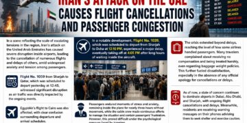 Iran’s Attack on the UAE Causes Flight Cancellations and Passenger Congestion