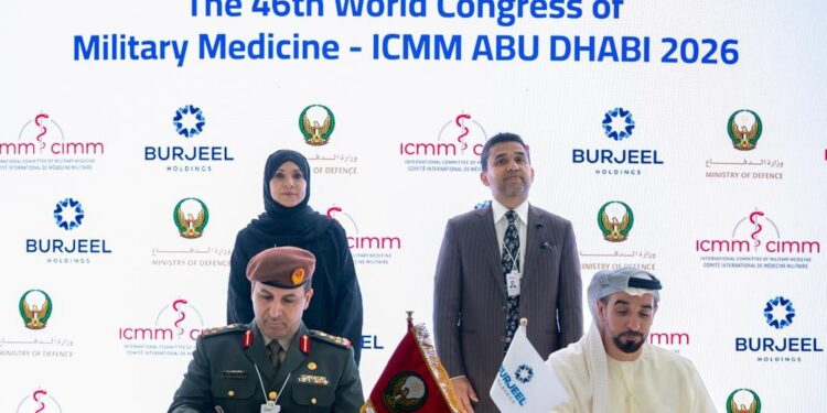 وزارة الدفاع تعقد شراكة إستراتيجية مع “M42″ و”برجيل القابضة” لدعم الكونجرس العالمي للطب العسكري – أبوظبي 2026