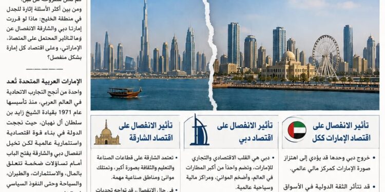 الإعلامى الدكتور مجدي كامل الهواري يكتب : ماذا لو استقلت إمارة الشارقة وإمارة دبي عن دولة الإمارات؟
