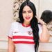 الإعلامية ندى حجازي تشعل السوشيال ميديا الدوري في ميت عقبة واحتفالات جنونية مع جماهير الزمالك