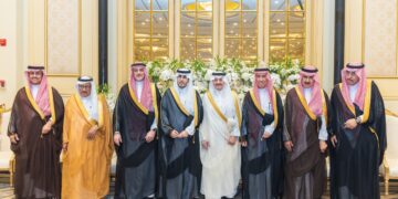 سمو أمير المنطقة الشرقية يشرف حفل زواج آل مبارك