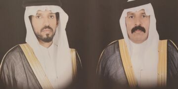 عبدالله بن مدهش ال عويد عريسا في قاعة الهدا بالأحساء