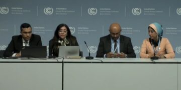 لليوم الثاني على التوالي.. الدكتورة المهندسة منال متولي تتحدث مباشرة من منصة الأمم المتحدة للمناخ في بون