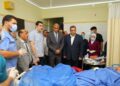 محافظ كفر الشيخ يطمئن على المهندسة حكمت الباز كفرالشيخ:محمدعبداللاه