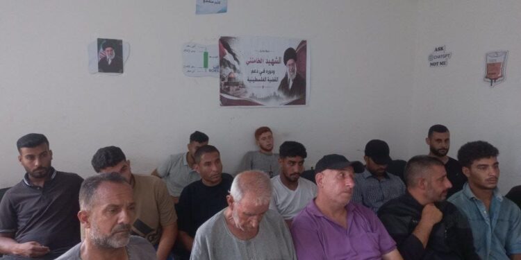 ندوة و مجلس تأبيني في الضفة تكريما للشهيد الخامنئي