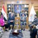 رئيس جامعة المنصورة يستقبل وفد مانشستر لدعم برنامج الصيدلة المشترك