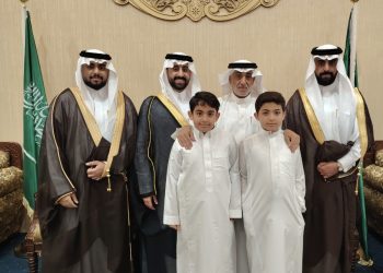رضا البن خليفة عريسا بالأحساء