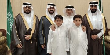 رضا البن خليفة عريسا بالأحساء