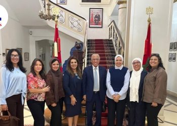 لقاء أخوي بين سفير المغرب وأعضاء رابطة الجالية المغربية الاجتماعية بمصر
