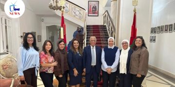 لقاء أخوي بين سفير المغرب وأعضاء رابطة الجالية المغربية الاجتماعية بمصر