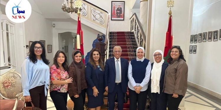 لقاء أخوي بين سفير المغرب وأعضاء رابطة الجالية المغربية الاجتماعية بمصر