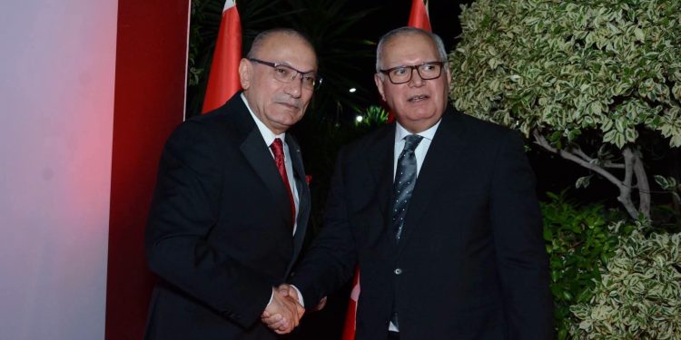 السفير التركي يشيد بمشاركة دبلوماسيين وقيادات حزبية في احتفالات عيد الجمهورية التركية 103